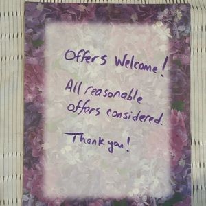 We Welcome Offers at House of Beebo!